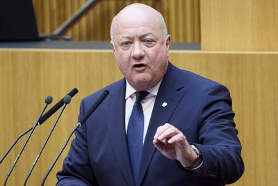 Â - Wien 29.03.2023 - Österreichisches Parlament Nationalrat Sitzung - Der Nationalrat trat heute im Hohen Haus zu einer-stock-foto