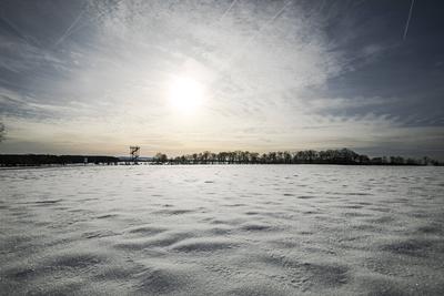 Winterzauber auf der Schw?bischen Alb, Die Schw?bische Alb hat sich in ein winterliches Wunderland verwandelt. Der Heide-stock-foto