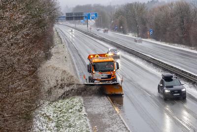 Eisregen in Hessen-stock-foto