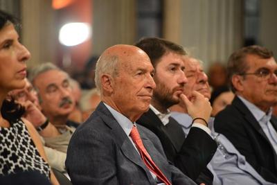 euro Premierminister Costas Simitis the PM of the introduction of the Euro Costas Simitis offizie-stock-foto