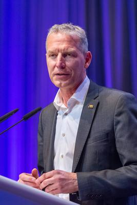 126. Ordentlicher Landesparteitag der Freien Demokraten am 5. Januar 2025 Schwabenlandhalle Fellbach, Dreikoenigstreffen der Freien Demokraten 2025, GER-stock-photo
