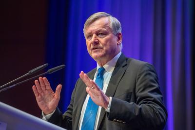 126. Ordentlicher Landesparteitag der Freien Demokraten am 5. Januar 2025 Schwabenlandhalle Fellbach, Dreikoenigstreffen der Freien Demokraten 2025, GER-stock-photo