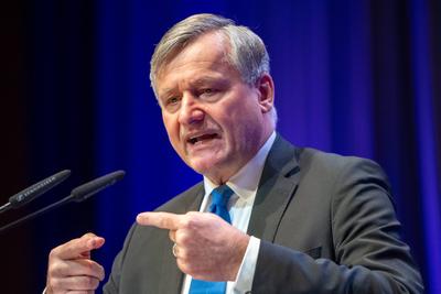 126. Ordentlicher Landesparteitag der Freien Demokraten am 5. Januar 2025 Schwabenlandhalle Fellbach, Dreikoenigstreffen der Freien Demokraten 2025, GER-stock-photo