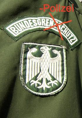 Der Bundesgrenzschutz wird umbenannt das hat Bundesinnenminister Otto Schily bekanntgegeben Der Bu-stock-foto