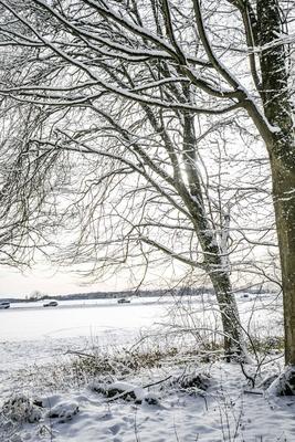 Winterzauber auf der Schw?bischen Alb, Die Schw?bische Alb hat sich in ein winterliches Wunderland verwandelt. Der Heide-stock-foto