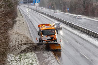 Eisregen in Hessen-stock-foto