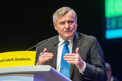 126. Ordentlicher Landesparteitag der Freien Demokraten am 5. Januar 2025 Schwabenlandhalle Fellbach, Dreikoenigstreffen der Freien Demokraten 2025, GER-stock-photo
