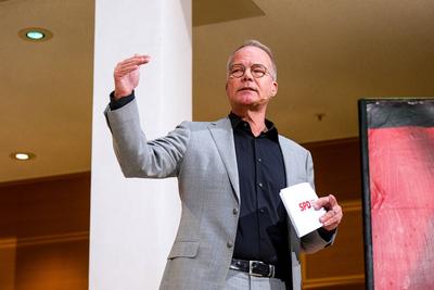 Praesentation der SPD Wahlkampagne f?r die Bundestagswahl 2025.-stock-foto