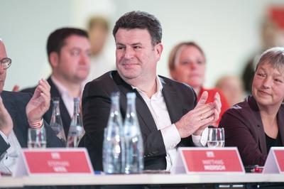 Landesvertreter:innenversammlung der SPD Niedersachsen in Hannover-stock-foto