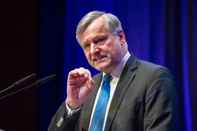 126. Ordentlicher Landesparteitag der Freien Demokraten am 5. Januar 2025 Schwabenlandhalle Fellbach, Dreikoenigstreffen der Freien Demokraten 2025, GER-stock-photo