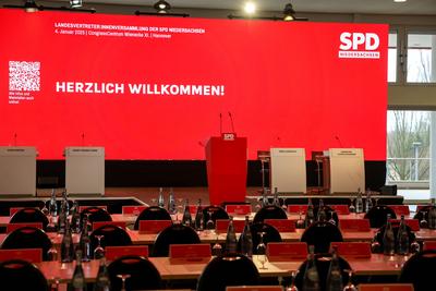 Landesvertreter:innenversammlung der SPD Niedersachsen --stock-foto