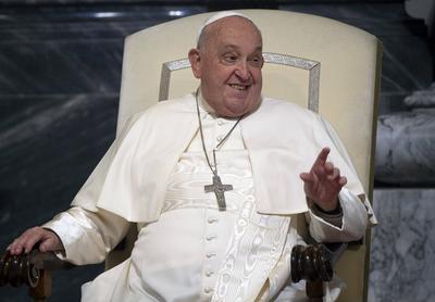 ITALY -  POPE FRQANCIS PARTICIPATES IN THE EPISCOPAL ORDINATION OF THE VICEGERENT OF THE DIOCESE OD ROME AND AUXILIARY OF THE SOUTHERN SECTOR , MONSIGNOR RENATO ATRTELLI BACCARI , IN THE ST JOHN LATERAN'S BASILICA IN ROME  - 2025/1/14-stock-foto