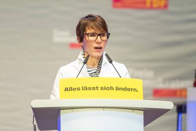126. Ordentlicher Landesparteitag der Freien Demokraten am 5. Januar 2025 Schwabenlandhalle Fellbach, Dreikoenigstreffen der Freien Demokraten 2025, GER-stock-photo