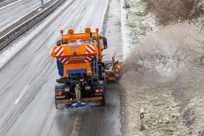 Eisregen in Hessen-stock-foto