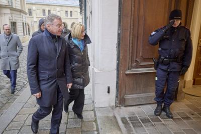 ?VP Parteivorstand nach Koalitionsscheitern-stock-foto