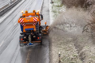 Eisregen in Hessen-stock-foto