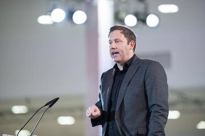 Landesvertreter:innenversammlung der SPD Niedersachsen in Hannover-stock-foto