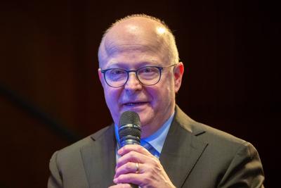 126. Ordentlicher Landesparteitag der Freien Demokraten am 5. Januar 2025 Schwabenlandhalle Fellbach, Dreikoenigstreffen der Freien Demokraten 2025, GER-stock-photo