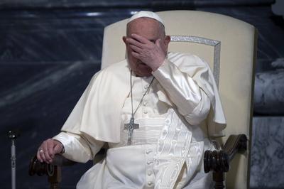 ITALY -  POPE FRQANCIS PARTICIPATES IN THE EPISCOPAL ORDINATION OF THE VICEGERENT OF THE DIOCESE OD ROME AND AUXILIARY OF THE SOUTHERN SECTOR , MONSIGNOR RENATO ATRTELLI BACCARI , IN THE ST JOHN LATERAN'S BASILICA IN ROME  - 2025/1/14-stock-foto