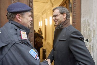 ?VP Parteivorstand nach Koalitionsscheitern-stock-foto