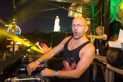 ASS HLN: Tomorrowland 2014 DJ Sven V?th pictured at day 5 of the dance festival Tomorrowland at De Schorre, Boom, Belgiu-stock-foto