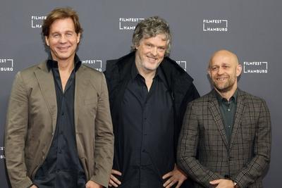 Thomas Heinze Matthias Glasner und J?rgen Vogel bei der Premiere des TV Films Blochin Das letzte-stock-foto