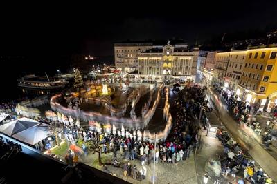 Traditional Gloecklerlauf ceremony-stock-foto