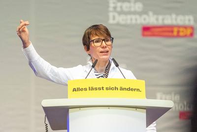 126. Ordentlicher Landesparteitag der Freien Demokraten am 5. Januar 2025 Schwabenlandhalle Fellbach, Dreikoenigstreffen der Freien Demokraten 2025, GER-stock-photo