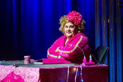 Cindy aus Marzahn gastierte mit ihrem Programm "Einmal Prinzessin und zur?ck!" in der ausverkauften Stadthalle Chemnitz-stock-photo