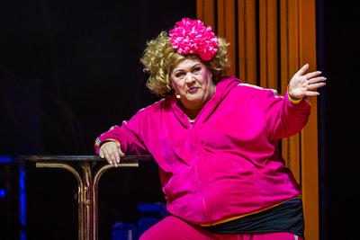 Cindy aus Marzahn gastierte mit ihrem Programm "Einmal Prinzessin und zur?ck!" in der ausverkauften Stadthalle Chemnitz-stock-photo