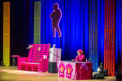 Cindy aus Marzahn gastierte mit ihrem Programm "Einmal Prinzessin und zur?ck!" in der ausverkauften Stadthalle Chemnitz-stock-photo