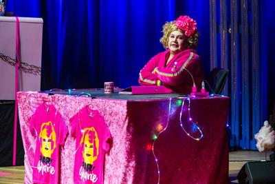 Cindy aus Marzahn gastierte mit ihrem Programm "Einmal Prinzessin und zur?ck!" in der ausverkauften Stadthalle Chemnitz-stock-photo