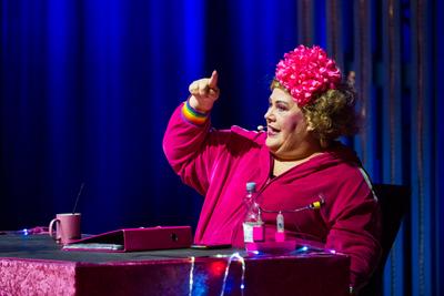 Cindy aus Marzahn gastierte mit ihrem Programm "Einmal Prinzessin und zur?ck!" in der ausverkauften Stadthalle Chemnitz-stock-foto