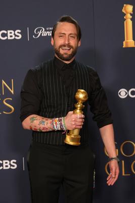 81st Annual Golden Globe Awards - Press Room-stock-foto