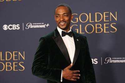 81st Annual Golden Globe Awards - Press Room-stock-foto