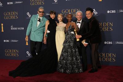 81st Annual Golden Globe Awards - Press Room-stock-photo