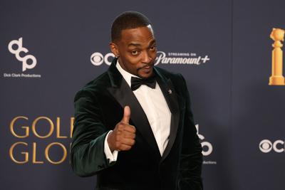 81st Annual Golden Globe Awards - Press Room-stock-foto
