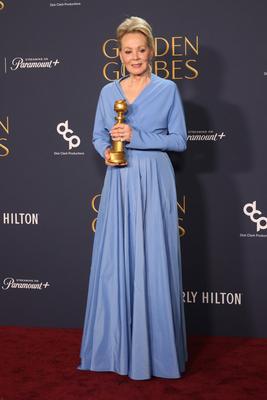 81st Annual Golden Globe Awards - Press Room-stock-foto