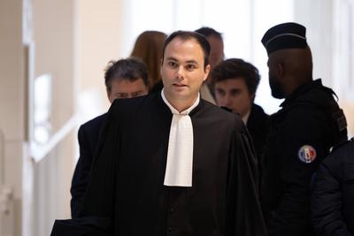 Sarkozy trial on charges of accepting illegal campaign financing from Libya-stock-foto