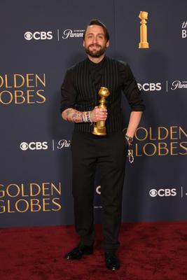 81st Annual Golden Globe Awards - Press Room-stock-foto