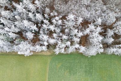 Winter im Siegerland-stock-foto