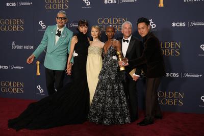 81st Annual Golden Globe Awards - Press Room-stock-photo