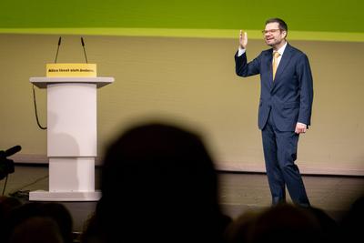 FDP Dreikoenigstreffen in Stuttgart-stock-foto