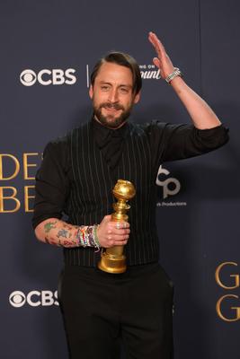 81st Annual Golden Globe Awards - Press Room-stock-foto