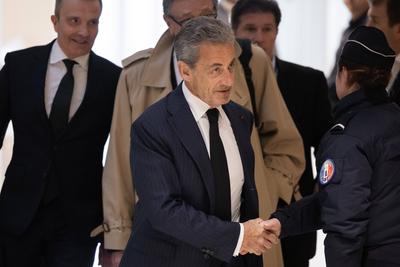 Sarkozy trial on charges of accepting illegal campaign financing from Libya-stock-foto
