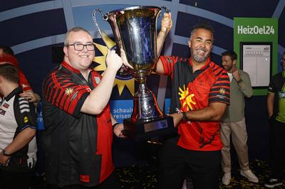 Stephen Bunting, Patrick Owomoyela-stock-photo