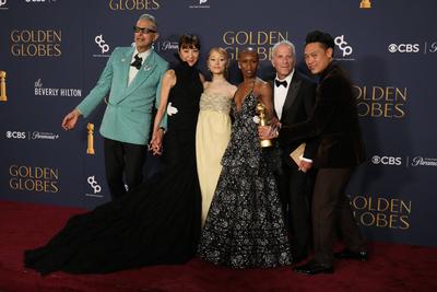 81st Annual Golden Globe Awards - Press Room-stock-photo