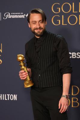 81st Annual Golden Globe Awards - Press Room-stock-foto
