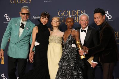 81st Annual Golden Globe Awards - Press Room-stock-photo