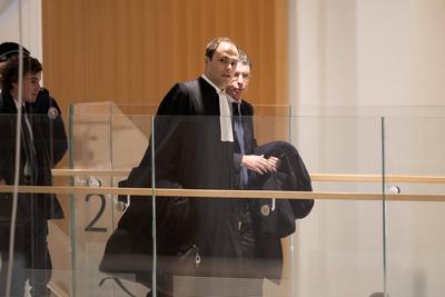 Sarkozy trial on charges of accepting illegal campaign financing from Libya-stock-foto